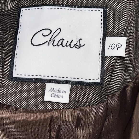 Chaus brown fully lined blazer jacket - Picture 5 of 9